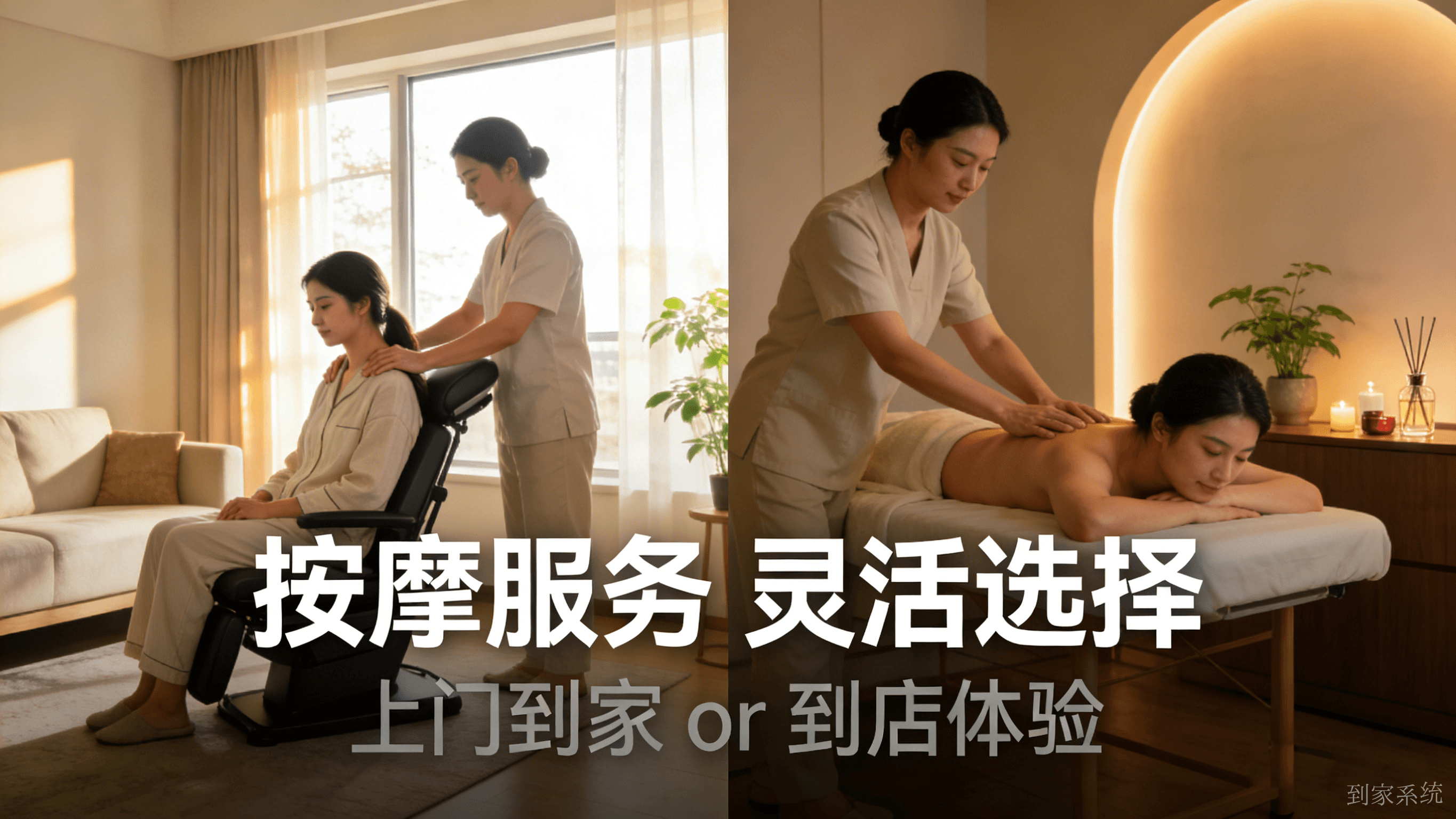 不仅可上门到家服务还能到店服务